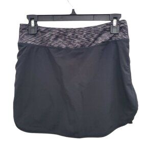 Lucy Activewear Women's Black Gray Spacedye Pull On Athletic Skort Size‎ XS